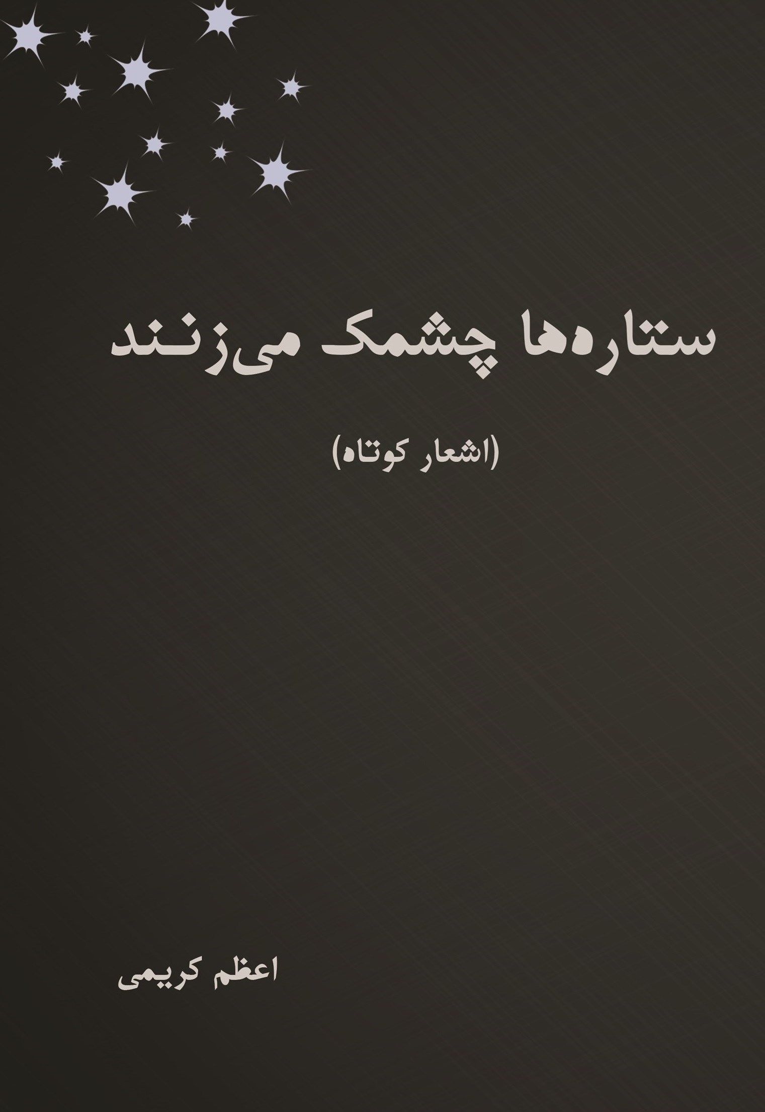تصویر جلد کتاب ستاره ها چشمک می زنند