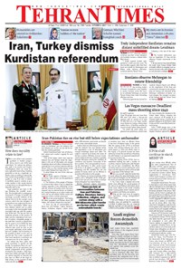 تصویر جلد کتاب Tehran Times - Tue October ۳, ۲۰۱۷