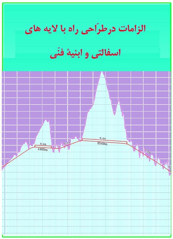 تصویر جلد کتاب الزامات در طراحی راه با لایه های اسفالتی و ابنیه فنی