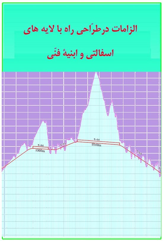 تصویر جلد کتاب الزامات در طراحی راه با لایه های اسفالتی و ابنیه فنی