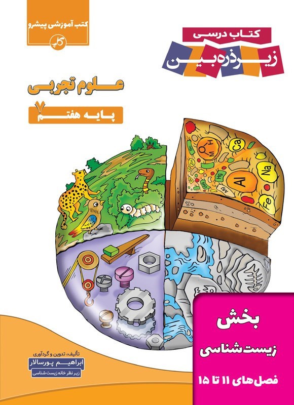 تصویر جلد کتاب کتاب درسی زیر ذره بین؛ علوم تجربی پایه هفتم (بخش زیست شناسی، فصل های ۱۱ تا ۱۵)