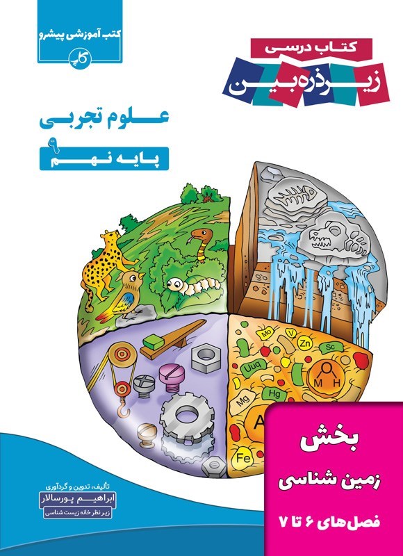تصویر جلد کتاب کتاب درسی زیر ذره بین؛ علوم تجربی، پایه نهم (بخش زمین شناسی، فصل های ۶ و ۷)