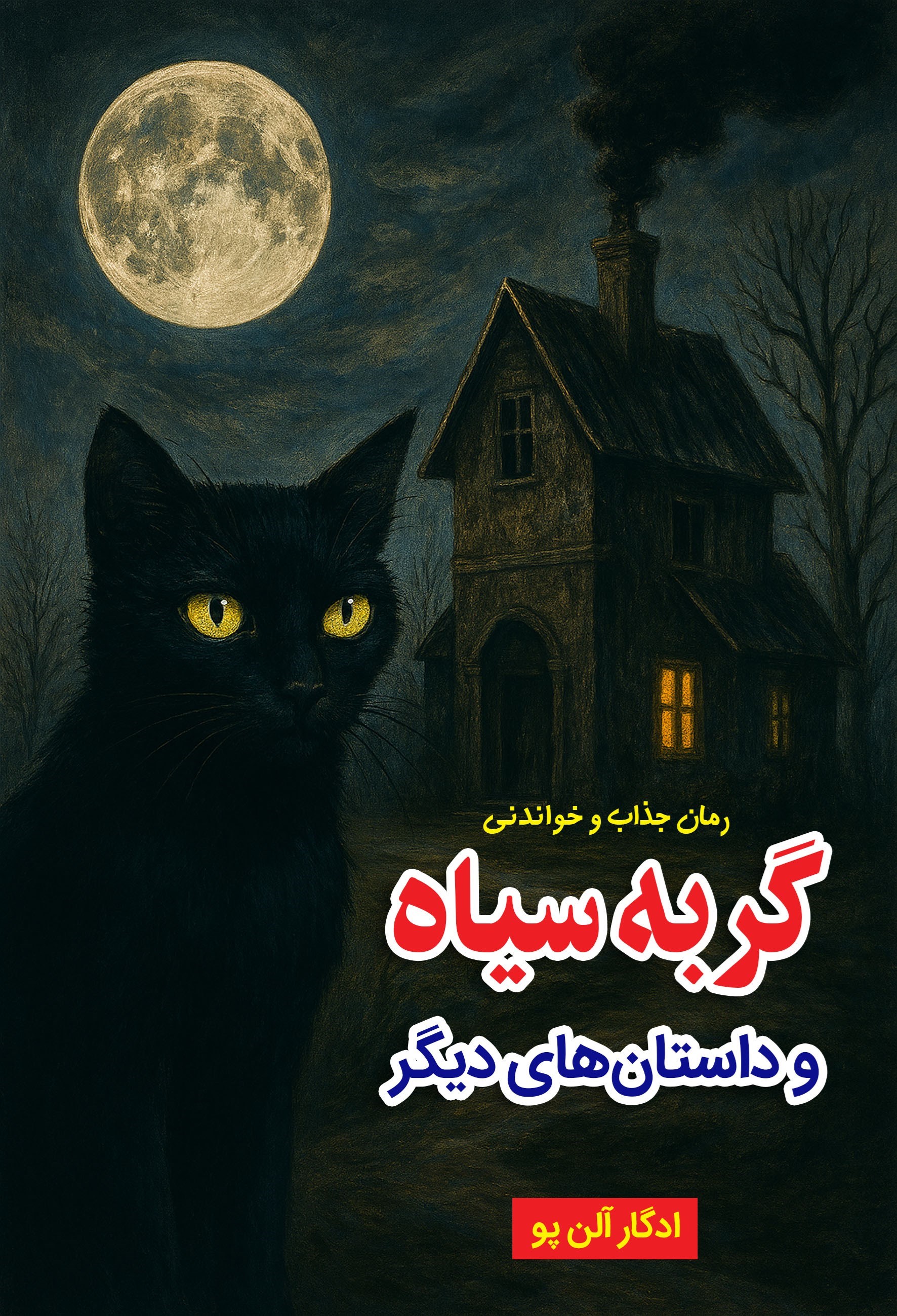 تصویر جلد کتاب گربه سیاه و داستان های دیگر