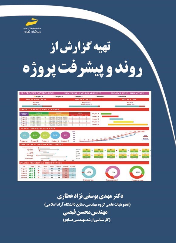 تصویر جلد کتاب تهیه گزارش از روند و پیشرفت پروژه