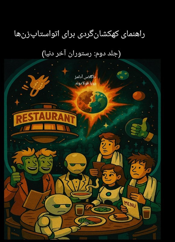 تصویر جلد کتاب راهنمای کهکشان گردی برای اتواستاپ زن ها (جلد دوم، رستوران آخر جهان)