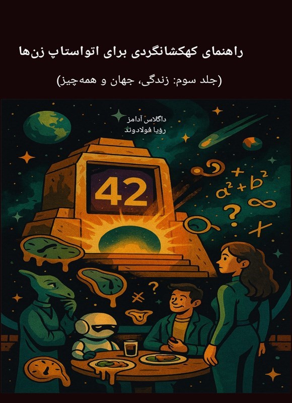 تصویر جلد کتاب راهنمای کهکشان گردی برای اتواستاپ زن ها (جلد سوم، زندگی، جهان و همه چیز)