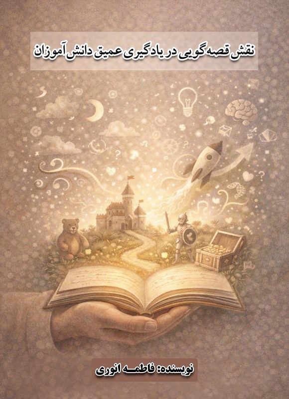 تصویر جلد کتاب نقش قصه گویی در یادگیری عمیق دانش آموزان