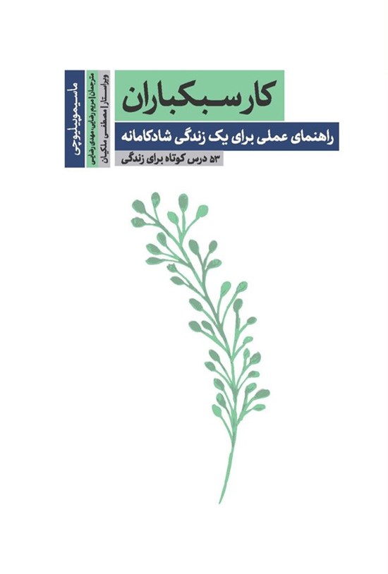 تصویر جلد کتاب کار سبکباران، راهنمای عملی برای یک زندگی شادکامانه