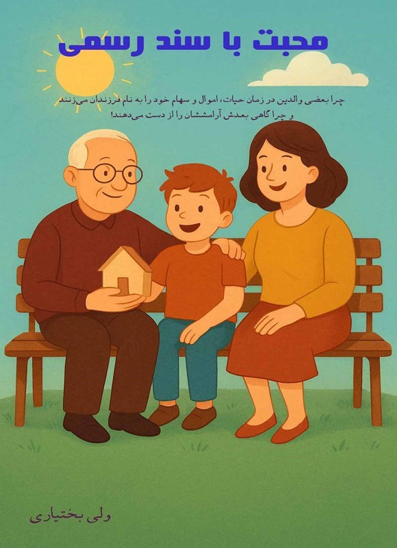تصویر جلد کتاب محبت با سند رسمی