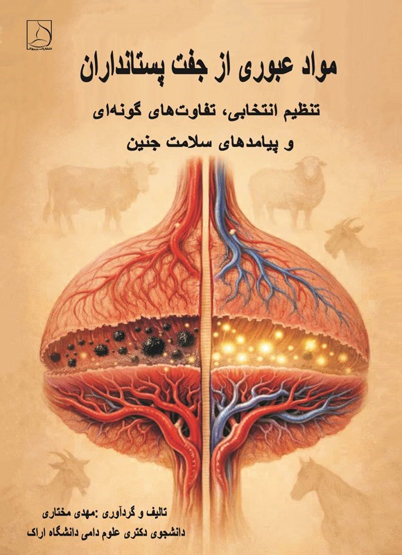 تصویر جلد کتاب مواد عبوری از جفت پستانداران