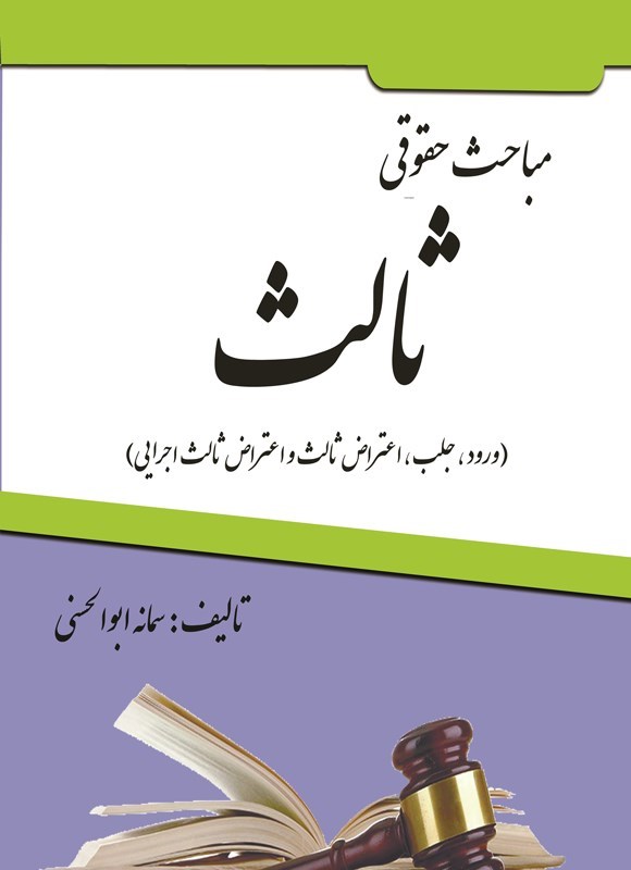 تصویر جلد کتاب مباحث حقوقی ثالث