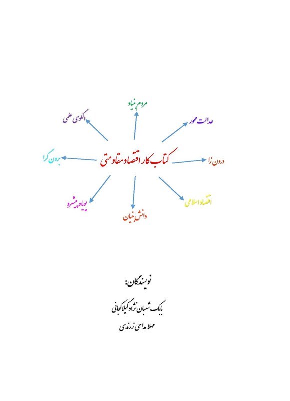 تصویر جلد کتاب کتاب کار اقتصاد مقاومتی