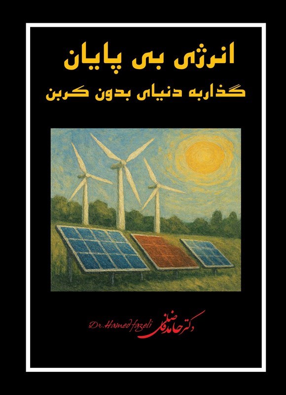 تصویر جلد کتاب انرژی بی پایان گذار به دنیای بدون کربن