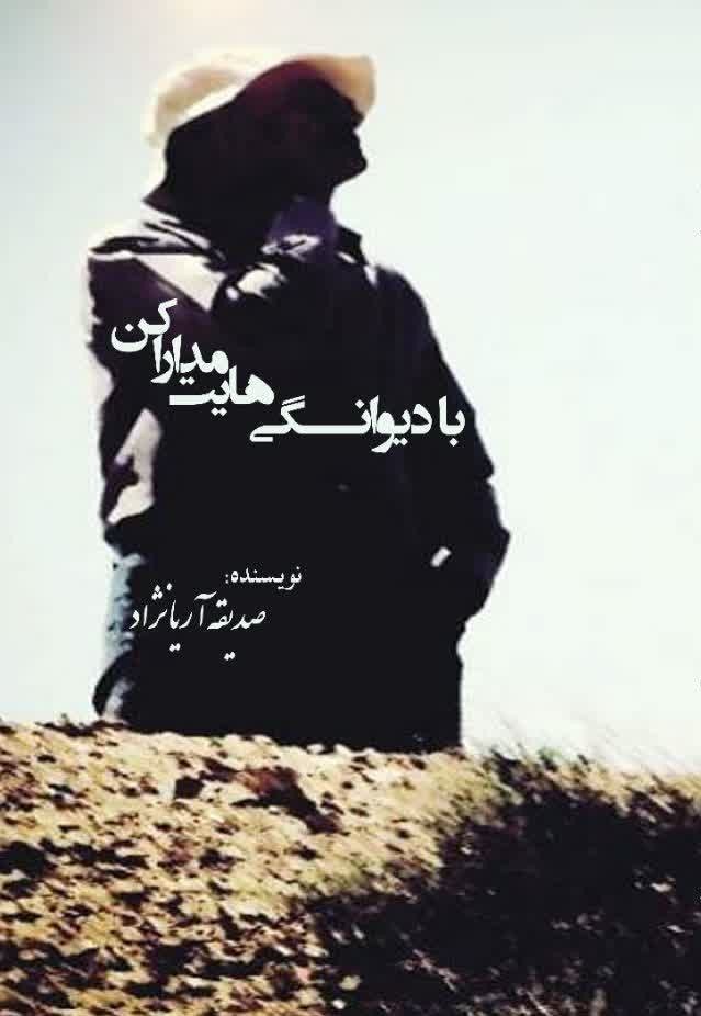 تصویر جلد کتاب با دیوانگی هایت مدارا کن