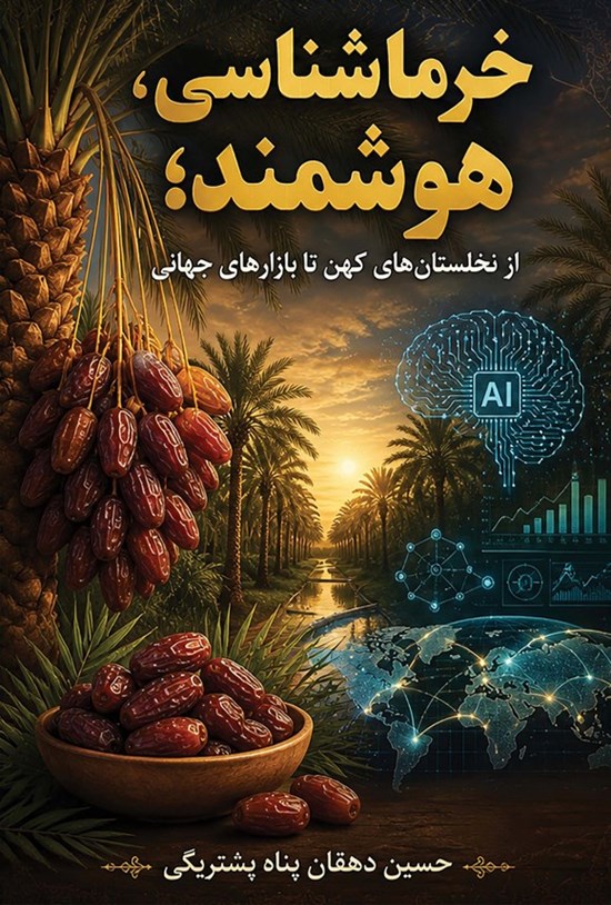 تصویر جلد کتاب خرماشناسی هوشمند؛ از نخلستان های کهن تا بازارهای جهانی