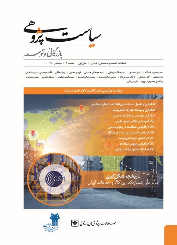 تصویر جلد کتاب فصلنامه سیاست پژوهی بازرگانی و توسعه ـ شماره ۲ ـ زمستان ۱۴۰۰
