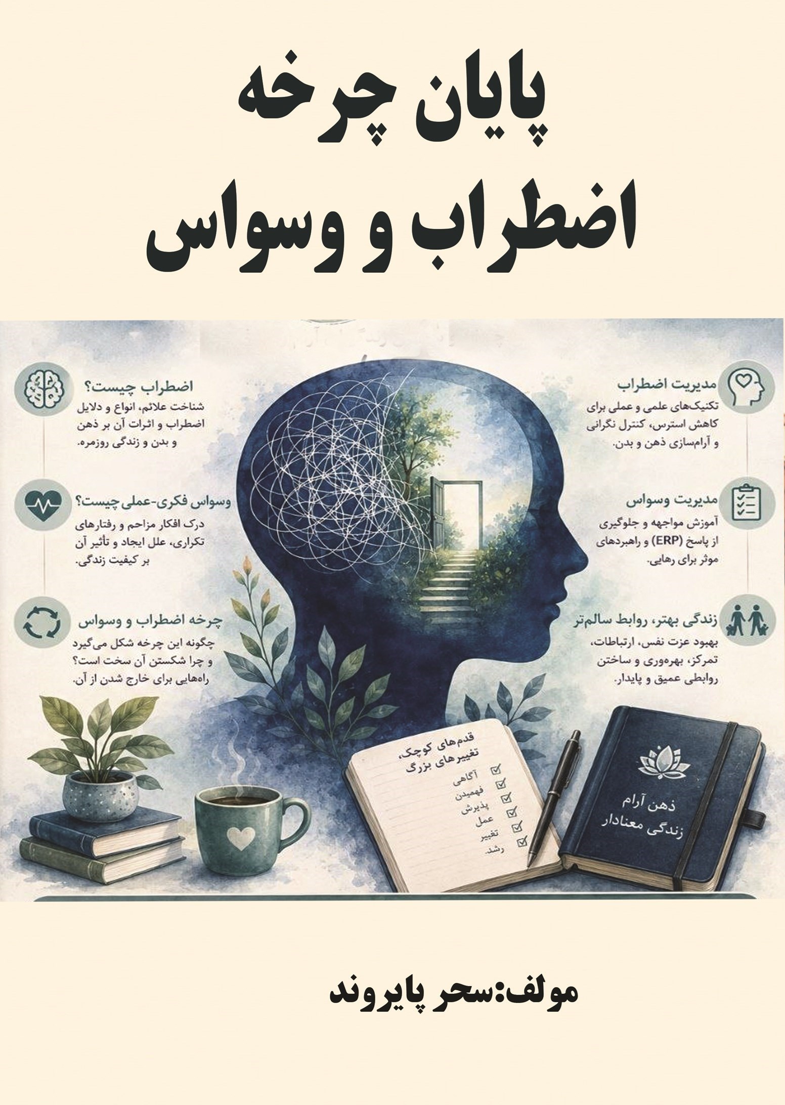 تصویر جلد کتاب پایان چرخه اضطراب و وسواس