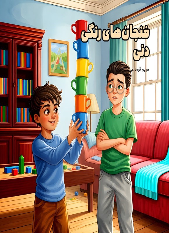 تصویر جلد کتاب فنجان های رنگی دنی