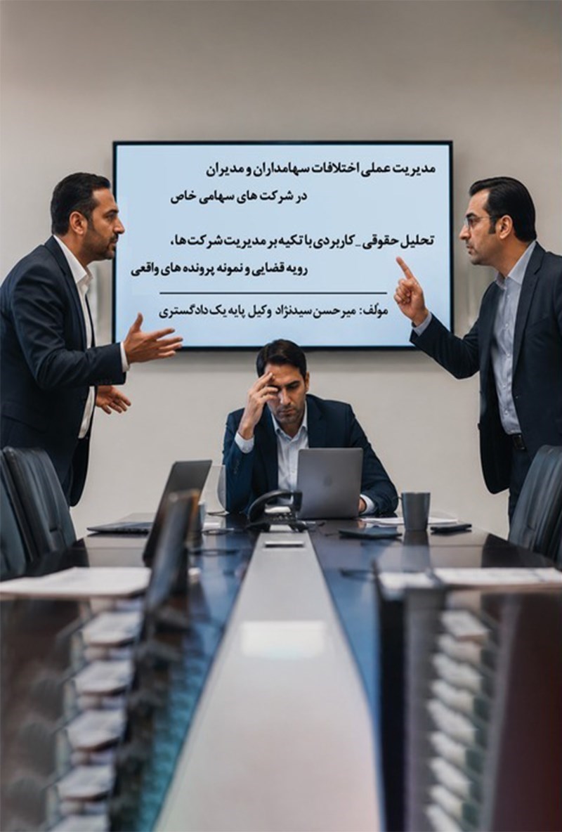 تصویر جلد کتاب مدیریت عملی اختلافات سهامداران و مدیران در شرکت های سهامی