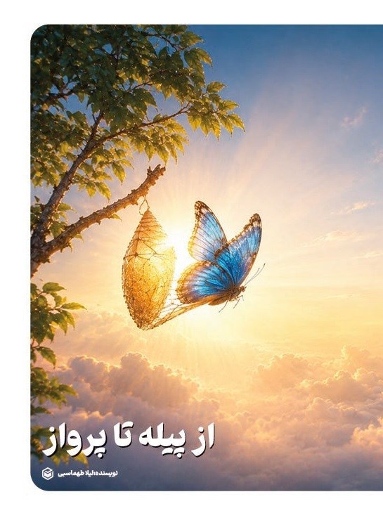 تصویر جلد کتاب از پیله تا پرواز
