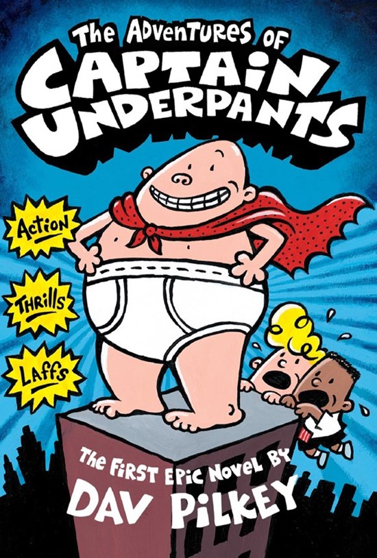 تصویر جلد کتاب The Adventures of Captain Underpants