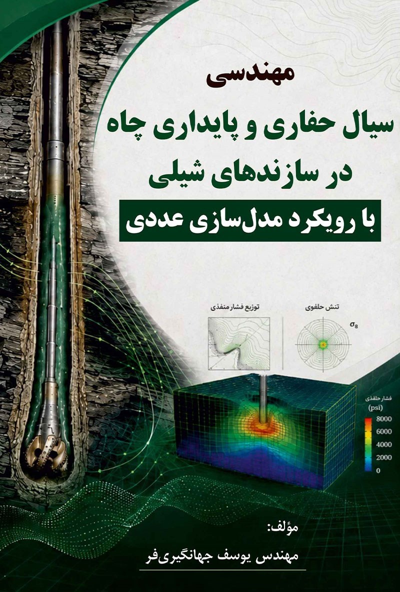 تصویر جلد کتاب مهندسی سیال حفاری و پایداری چاه در سازندهای شیلی با رویکرد مدل‌سازی عددی