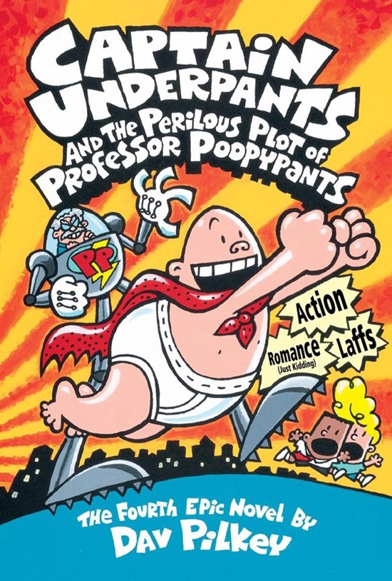 تصویر جلد کتاب Captain Underpants and the Perilous Plot of Professor Poopypants