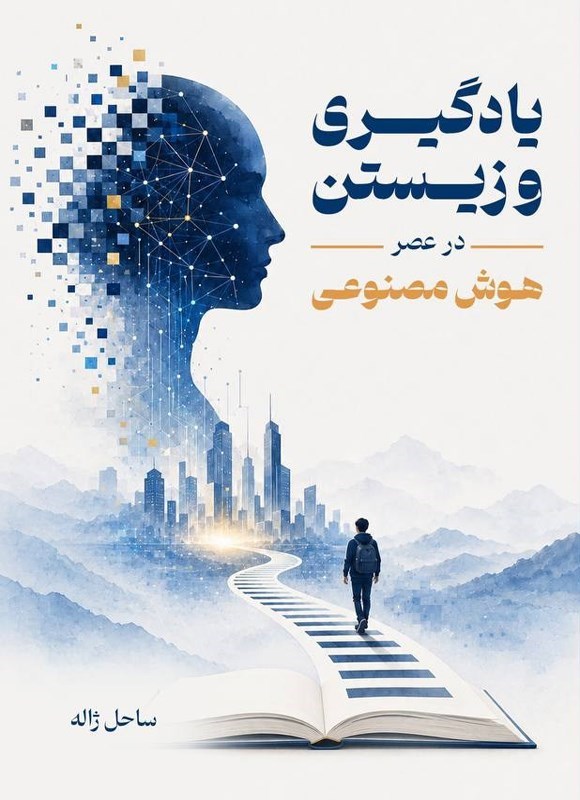 تصویر جلد کتاب یادگیری و زیستن در عصر هوش مصنوعی