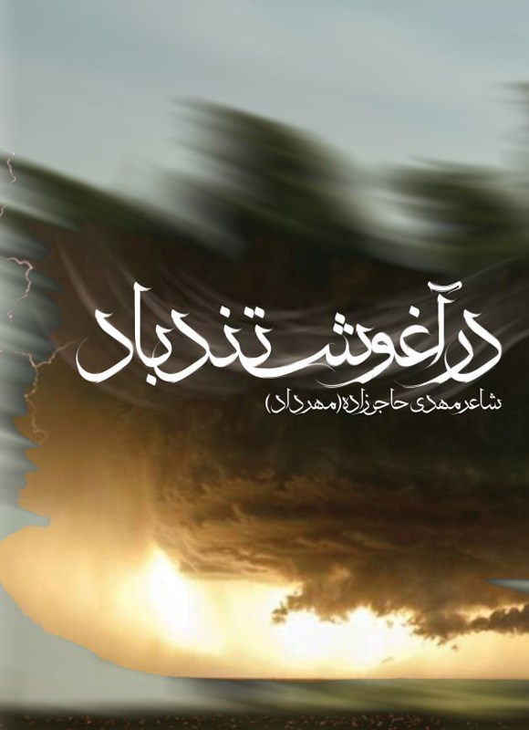 تصویر جلد کتاب در آغوش تندباد