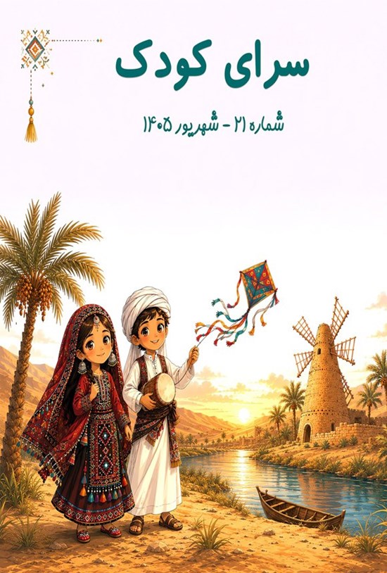تصویر جلد کتاب ماهنامه سرای کودک ـ شماره ۲۱ ـ شهریورماه ۱۴۰۵