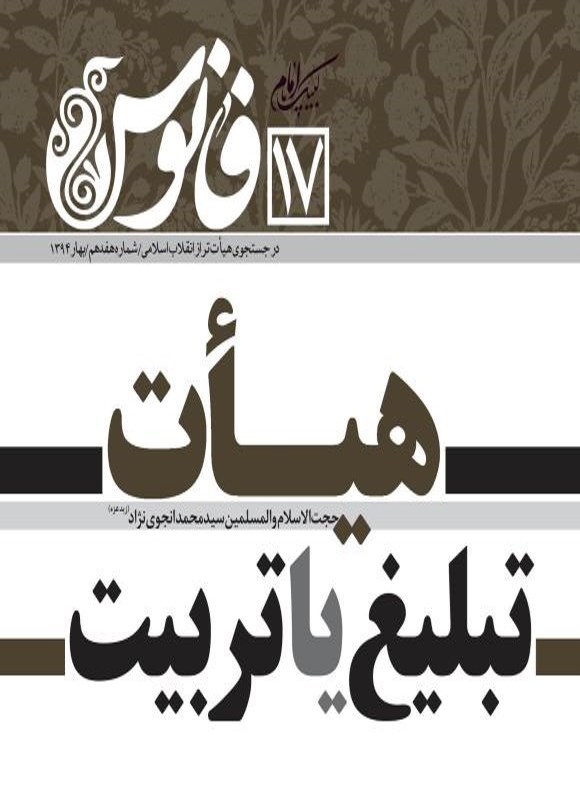 تصویر جلد کتاب مجله فانوس ـ شماره ۱۷ ـ بهار ۱۳۹۴