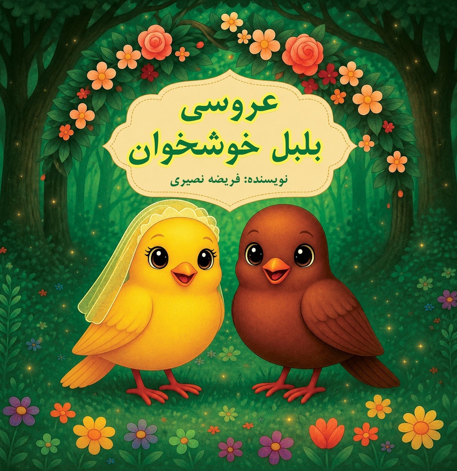 تصویر جلد کتاب عروسی بلبل خوشخوان