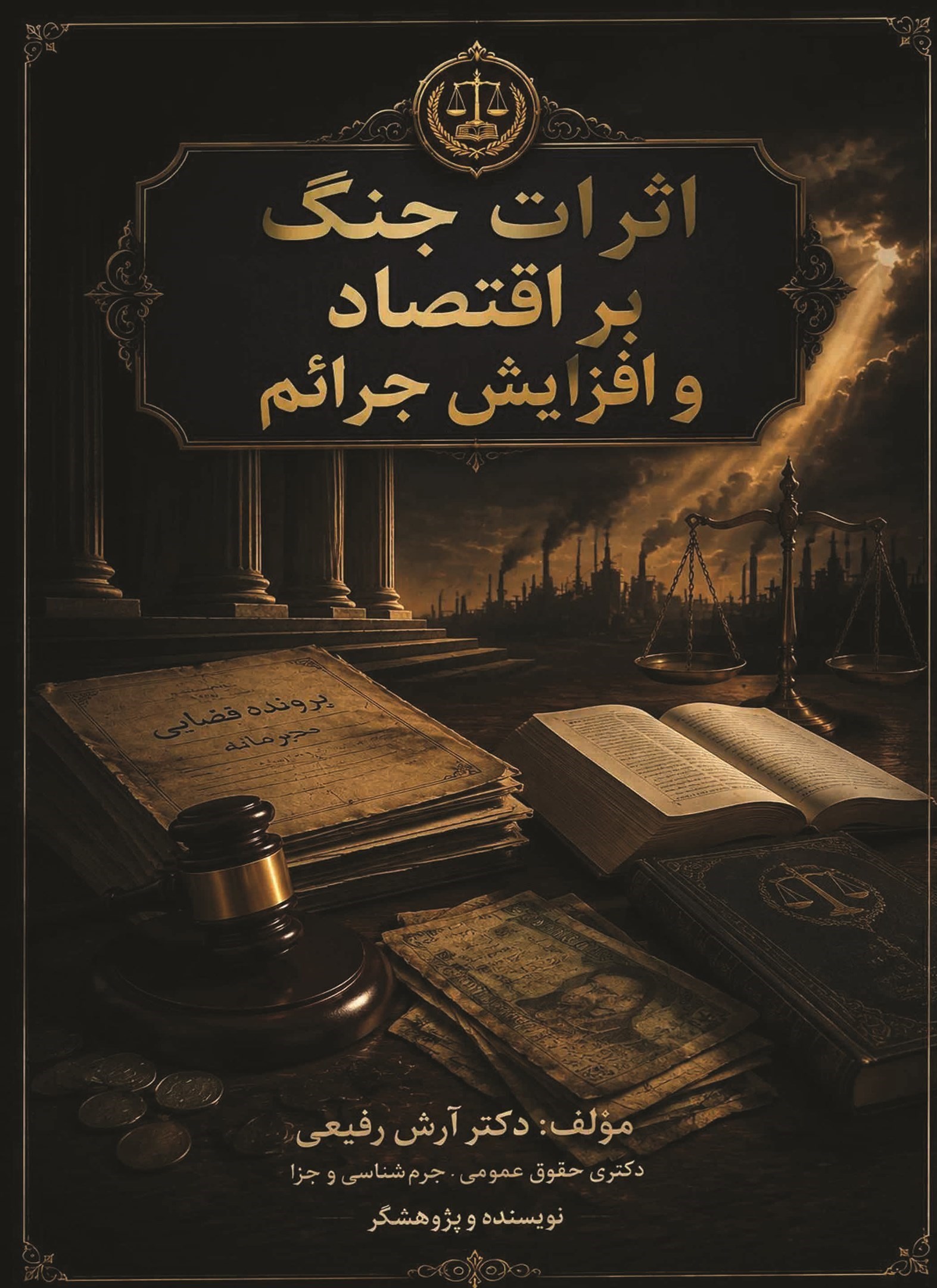 تصویر جلد کتاب اثرات جنگ بر اقتصاد و افزایش جرائم