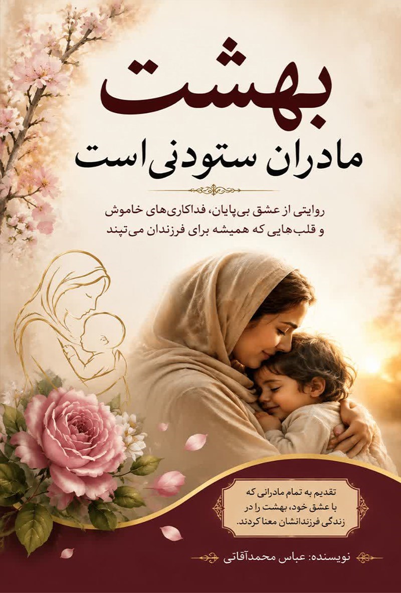 تصویر جلد کتاب بهشت مادران ستودنی است