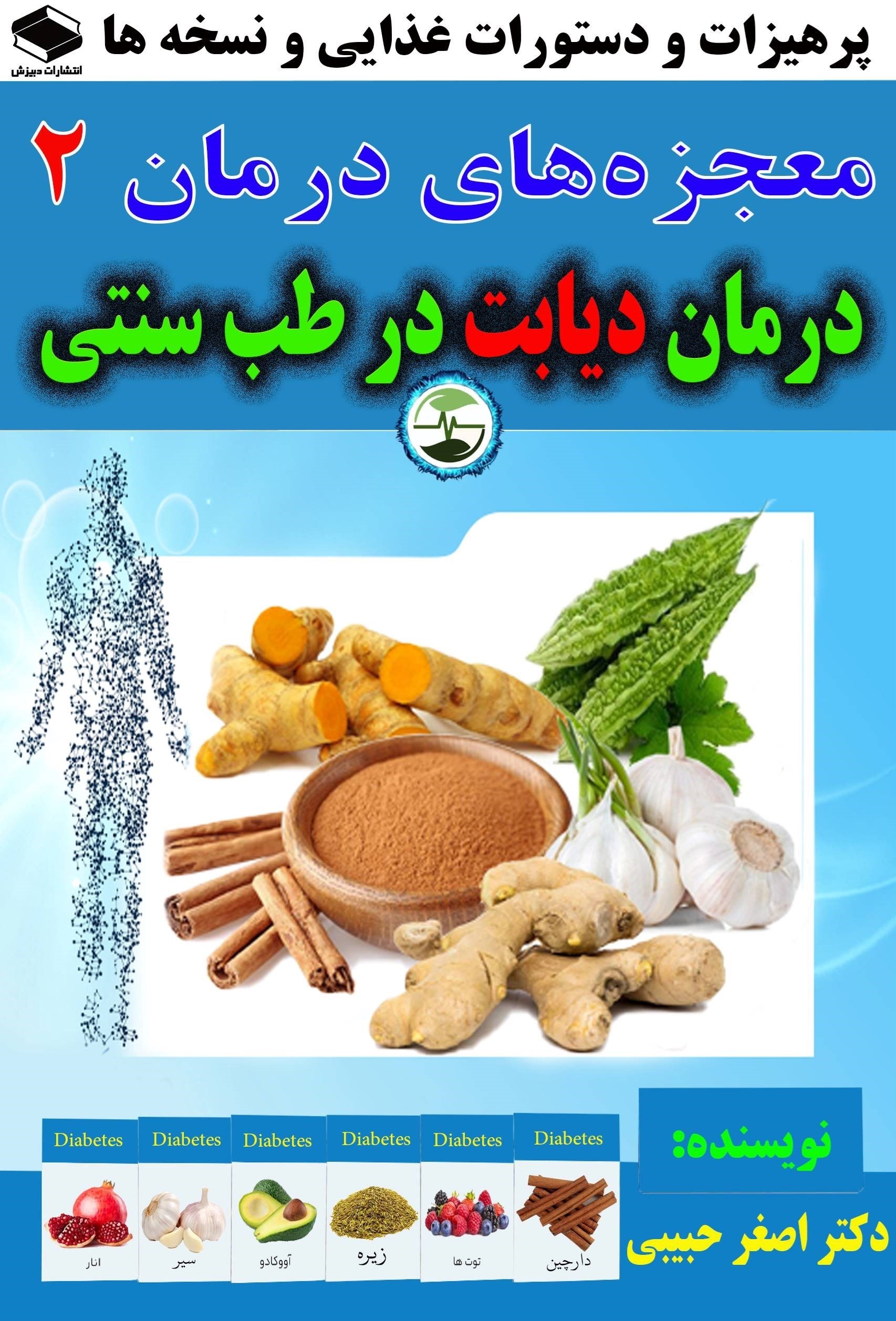 تصویر جلد کتاب درمان دیابت در طب سنتی