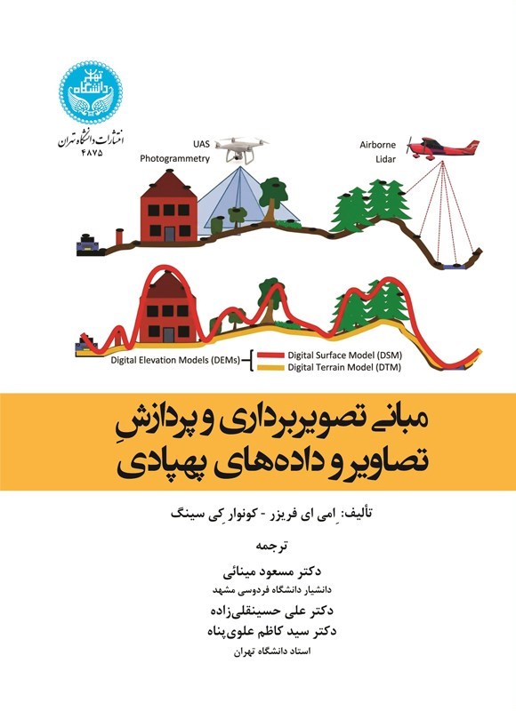 تصویر جلد کتاب مبانی تصویربرداری و پردازش تصاویر و داده های پهپادی