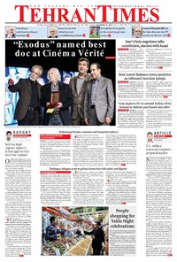 تصویر جلد کتاب Tehran Times - Tue December ۱۸, ۲۰۱۸