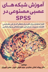 تصویر جلد کتاب آموزش شبکه‌های عصبی مصنوعی در SPSS