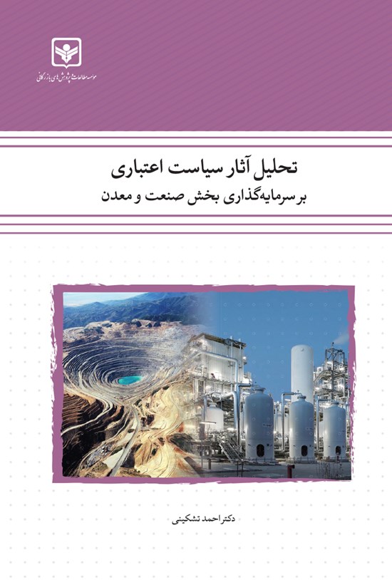 تصویر جلد کتاب تحلیل آثار سیاست اعتباری بر سرمایهگذاری بخش صنعت و معدن
