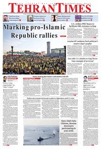 تصویر جلد کتاب Tehran Times - Tue December ۳۱, ۲۰۱۹