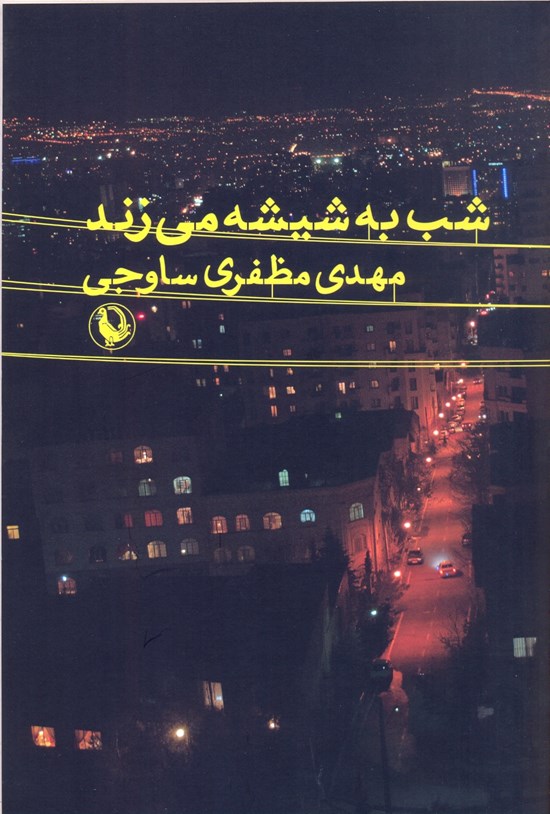 تصویر جلد کتاب شب به شیشه میزند