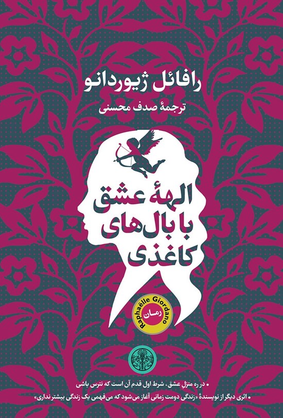 تصویر جلد کتاب الههی عشق با بالهای کاغذی