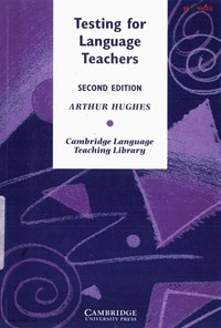 تصویر جلد کتاب Testing for language teachers